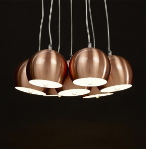 Lampe suspendue style industriel Gela plusieurs boules techneb shop