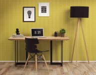 Bureau chaise et lampe design Scandinave