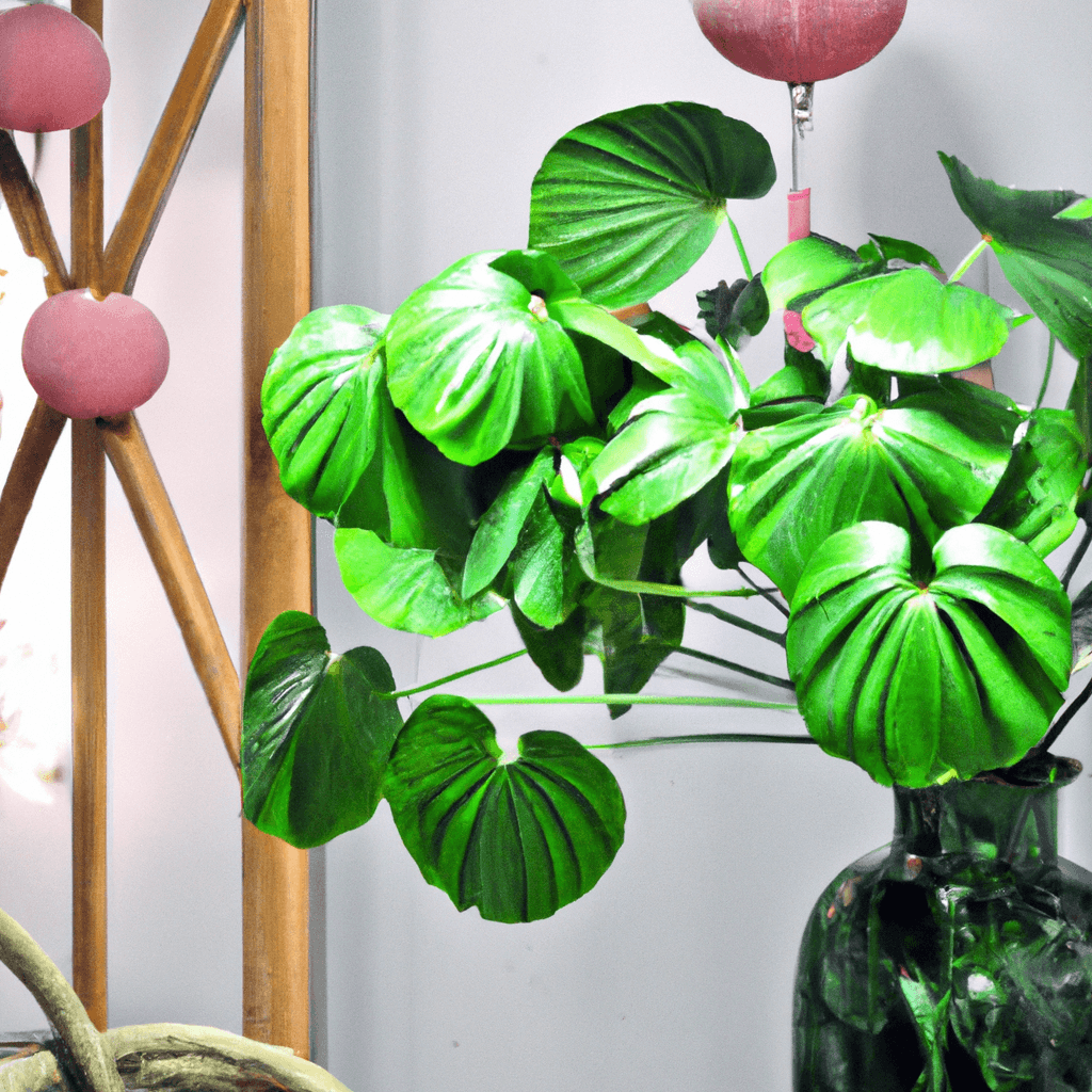 “Donnez une touche d’élégance à votre décor intérieur: Intégrez des plantes suspendues en rotin & orange brûlé”