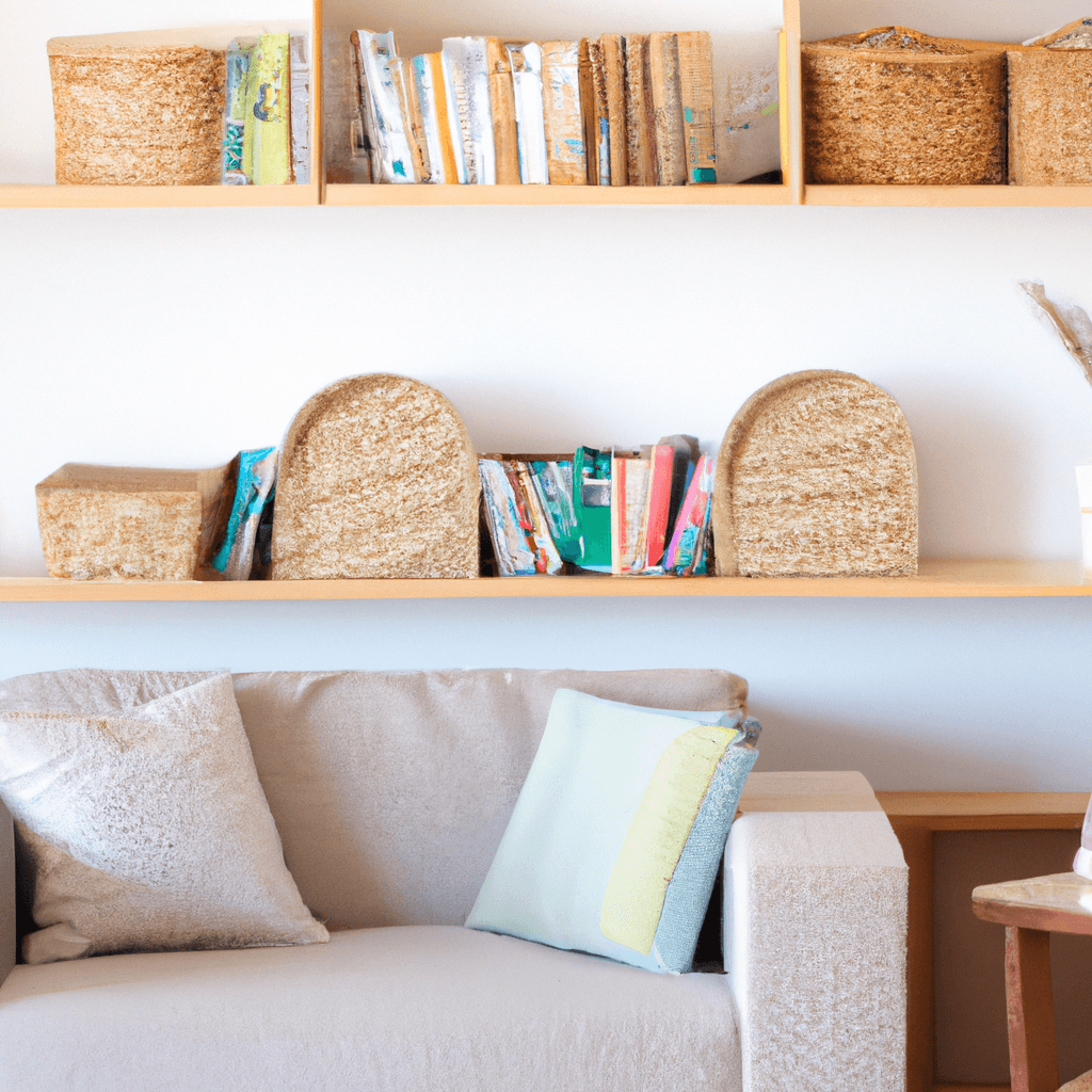 “Transformez votre espace avec des bibliothèques et des couleurs pour un look méditerranéen!”