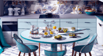 “5 Conseils pour transformer votre salle à manger en espace moderne et chaleureux avec des tapis et une touche de couleur turquoise !”