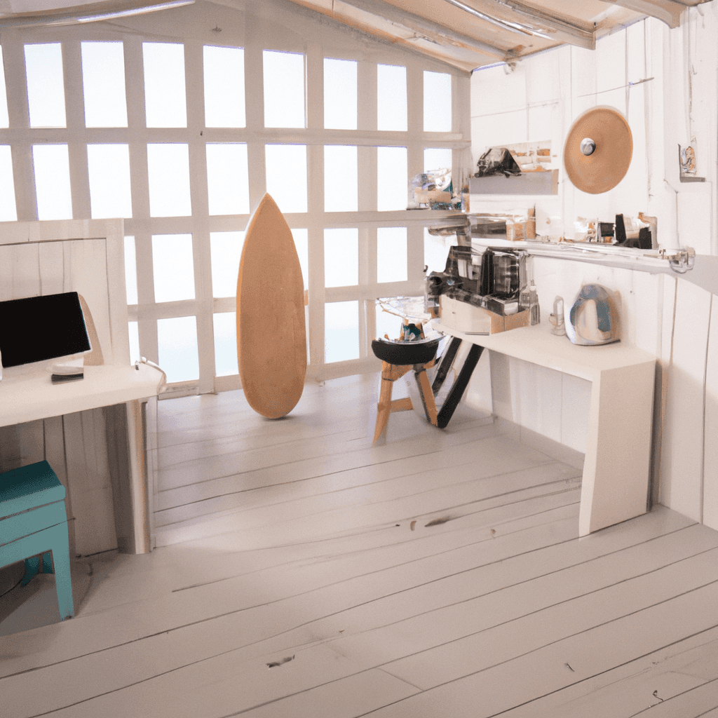 “5 conseils pour un atelier coastal : Aménagez votre espace avec des meubles multifonctionnels en plexiglas crème !”