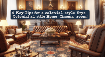 “4 Astuces Clés pour une Salle de Cinéma Maison Style Colonial!”