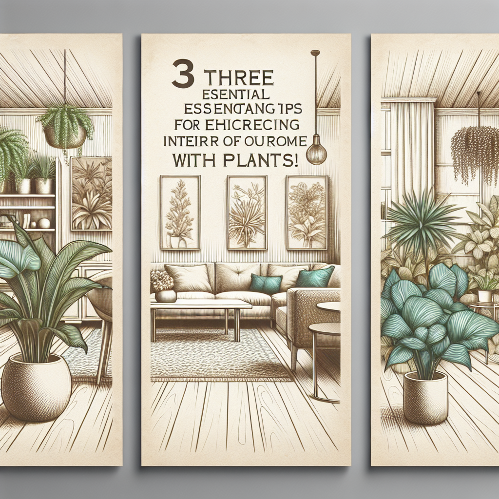 “3 Astuces Incontournables pour Sublimer votre Intérieur avec des Plantes!”