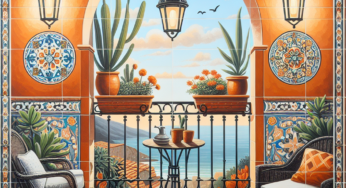 5 Astuces Infaillibles pour Transformer Votre Balcon en Oasis Méditerranéenne avec l’Art Mural en Terre Cuite