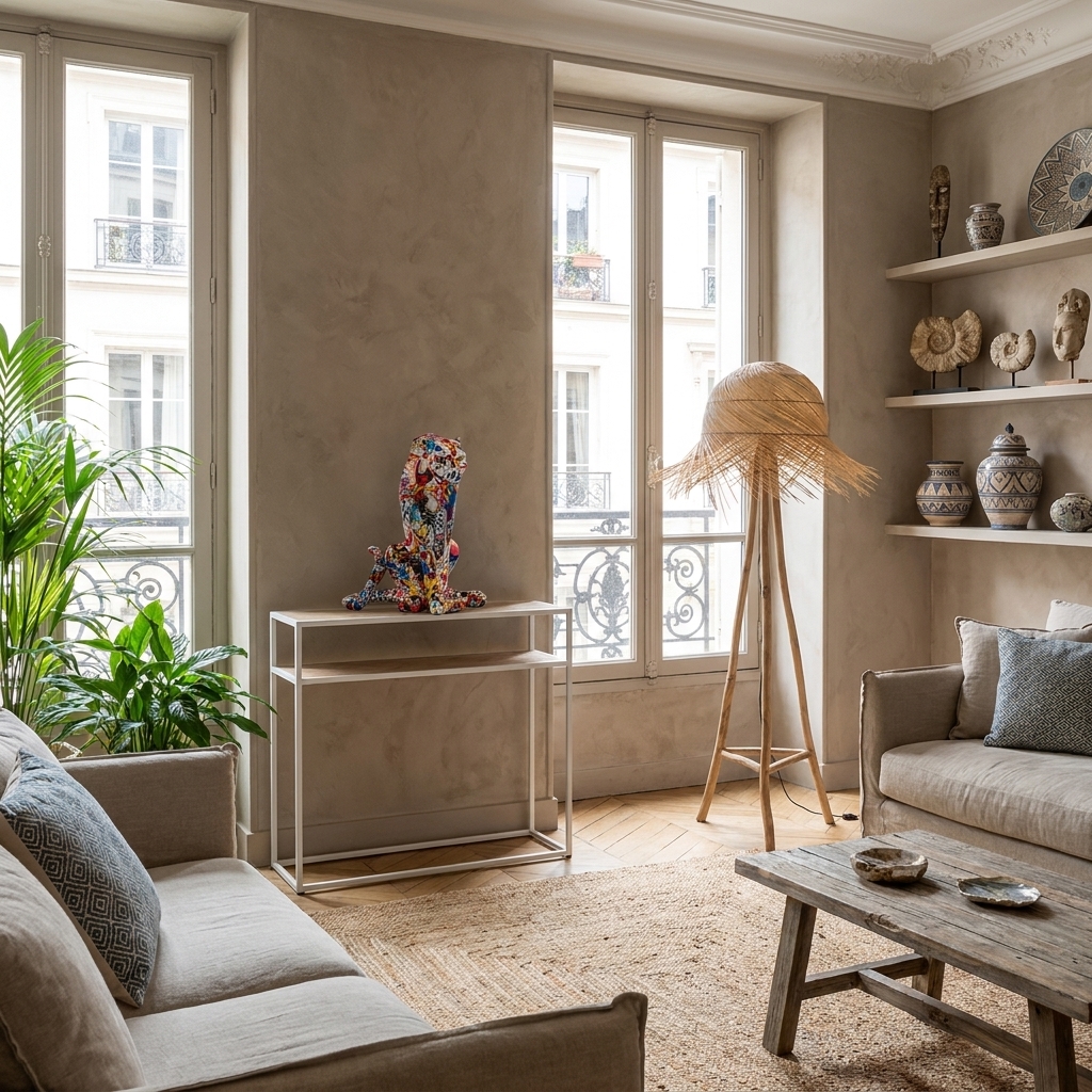 Deko einer Pariser Wohnung: Farben und Raumtricks | Maison Techneb