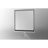 Projection screen on foot ceiling Economy 133 x 133 cm - White Edition - image 12006