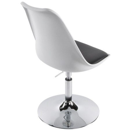 AISNE rotating and adjustable design chair (white and black) - image 16790