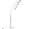 ROLLIER design floor lamp 5 shades chrome steel (chrome) to associate with Scandinavian Floor Lamps With a Clean Design