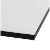 Square table top VERA polymer (60cmX60cmX3cm) (white) - image 17422