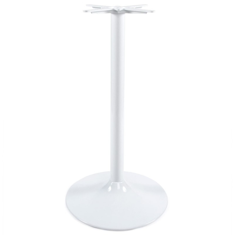 Pied de table WIND rond sans plateau en métal (60cmX60cmX110cm) (blanc) - image 17619