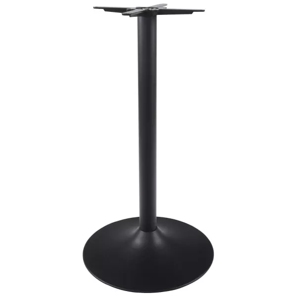 Soporte de mesa WIND redondo sin bandeja en metal (60cmX60cmX110cm) (negro) - image 17622