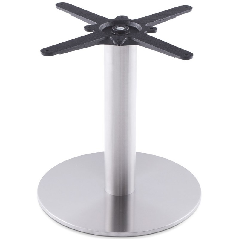 Pied de table BIZ rond en métal (40cmX40cmX44cm) (acier) à associer à Support Et Pieds De Tables Empilables Pour Un Gain De Plac