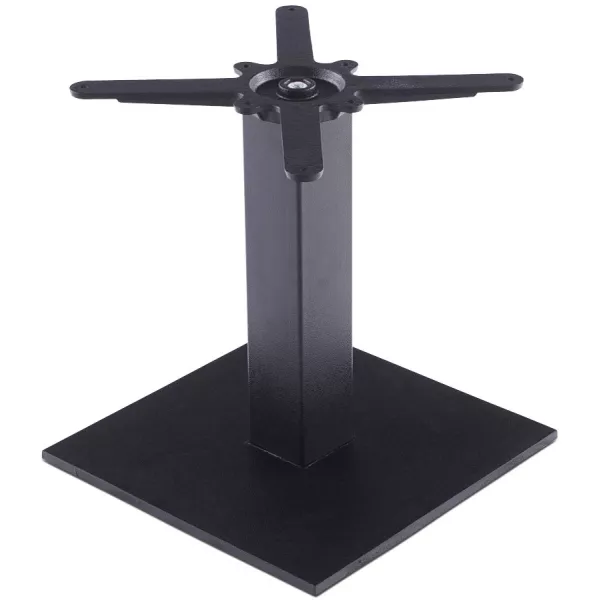 Square table leg BIZ metal (39cmX39cmX44cm) (black) - image 17688