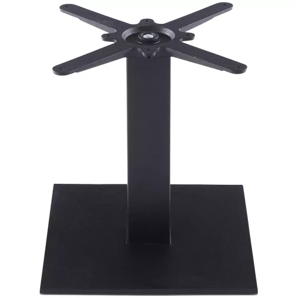 Square table leg BIZ metal (39cmX39cmX44cm) (black) - image 17689