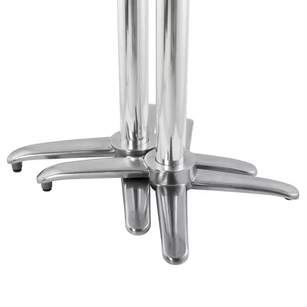 Table leg JANE shape Cross aluminium (62cmX62cmX74cm) - image 17730