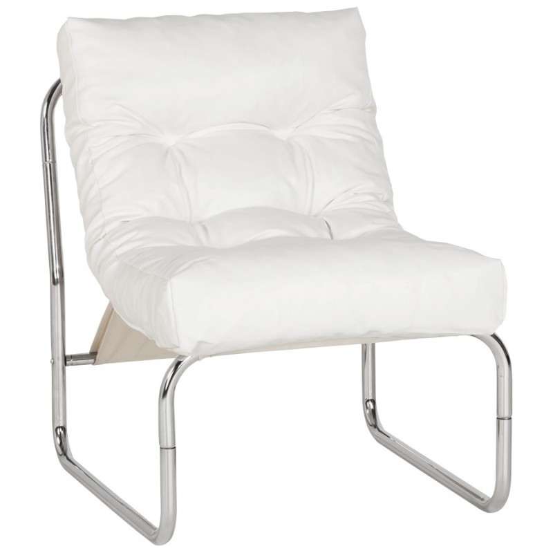 Fauteuil lounge SEINE en polyuréthane (blanc) - image 18302