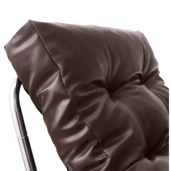 Design lounge armchair ISERE in polyurethane (Brown) - image 18395