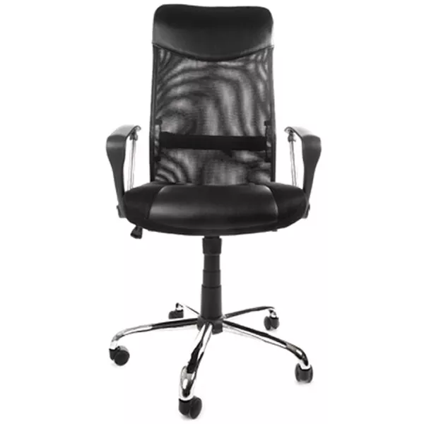 CONDOR armchair office in polyurethane and fabric mesh (black) - image 18491