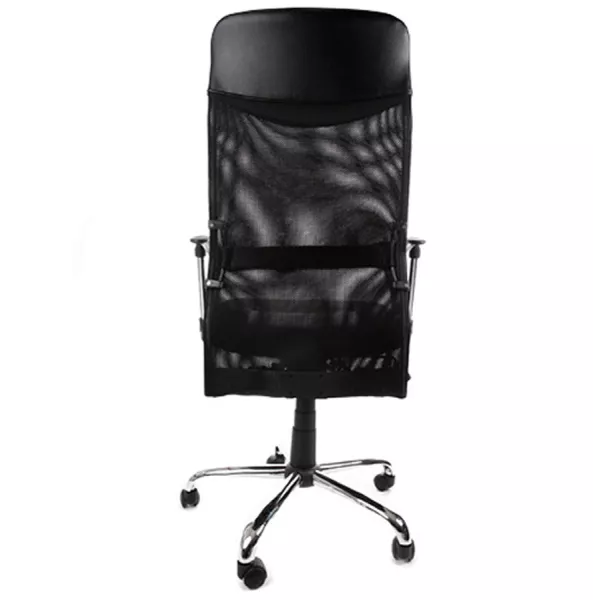 CONDOR armchair office in polyurethane and fabric mesh (black) - image 18492