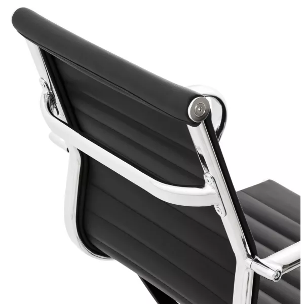 COURIS rotary office armchair in polyurethane (black) - image 18555