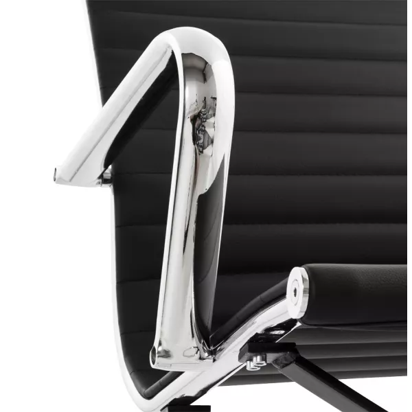 COURIS rotary office armchair in polyurethane (black) - image 18556