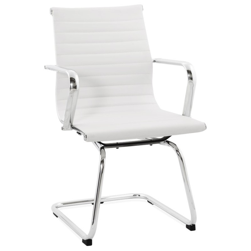 Fauteuil de bureau COUROL en polyuréthane (blanc) - image 18566