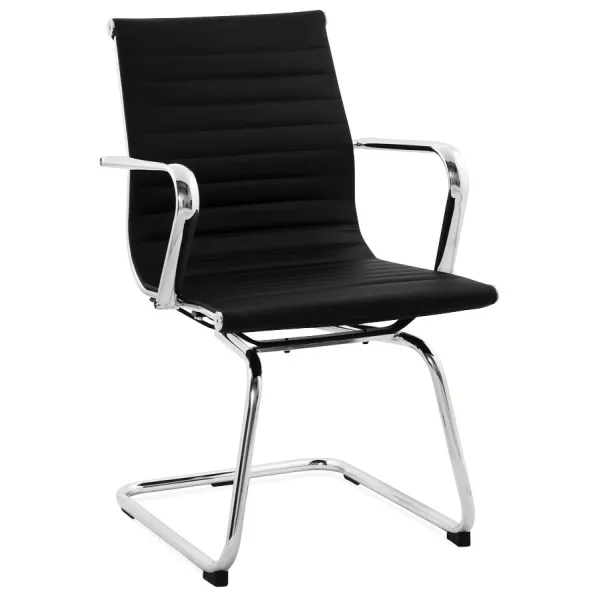 Office armchair COUROL in polyurethane (black) - image 18584