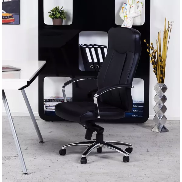 CRABIER office chair in polyurethane (black) - image 18618