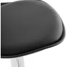 Contemporary round and adjustable bar stool ROBIN (black) - image 20671