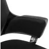 Ergonomic design office CUBA (black) leather armchair - image 21090