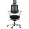 Ergonomic design office BAHAMAS (black) fabric armchair to associate with Contemporary Leather Office Chairs