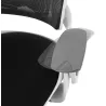 Ergonomic design office BAHAMAS (black) fabric armchair to associate with Modern Office Armchairs for an Elegant Interior