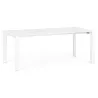 Design table with 2 extensions MACY (white) painted wood - image 21293