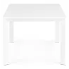 Design table with 2 extensions MACY (white) painted wood - image 21295