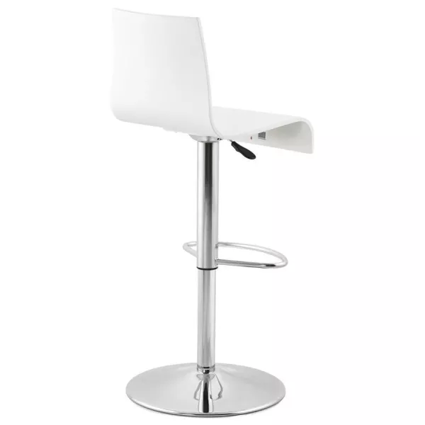 Tabouret de bar design VENISE en bois (blanc) - image 22321