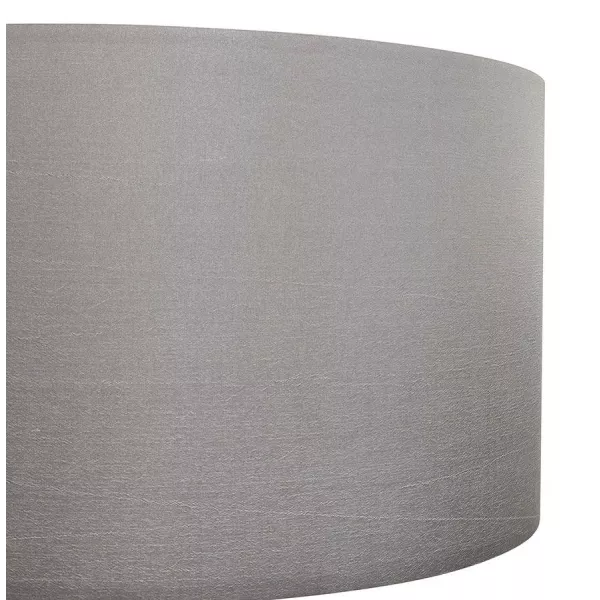 Scandinavian style TRANI (grey, natural) fabric floor lamp - image 23125