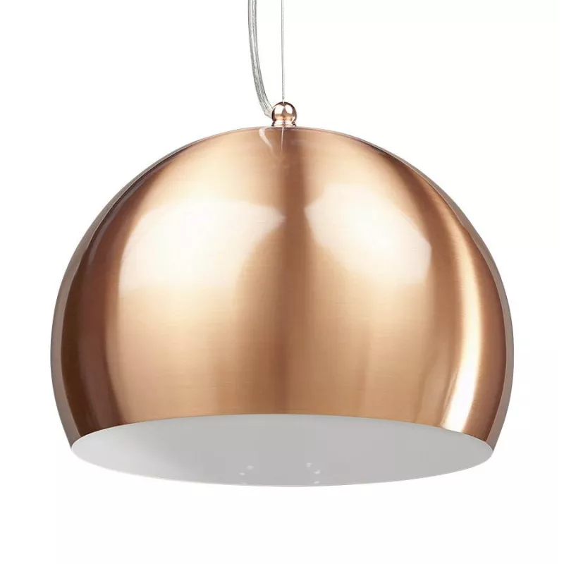 Retro hanging lamp Pavia in metal (copper) - image 23200