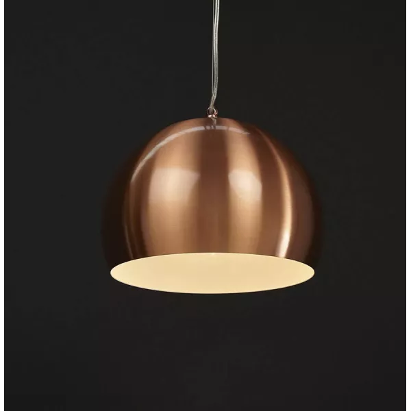 Retro hanging lamp Pavia in metal (copper) - image 23208