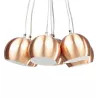 Retro hanging lamp 7 balls GELA in metal (copper) - image 23210