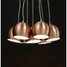 Retro hanging lamp 7 balls GELA in metal (copper) - image 23219