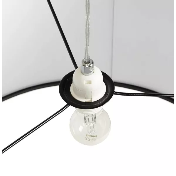 LAZIO suspended lamp (black) fabric - image 23315