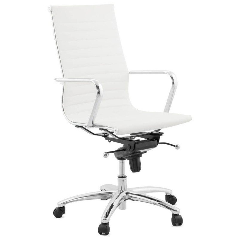 Fauteuil de bureau rotatif AMEN en polyuréthane (blanc) - image 23392