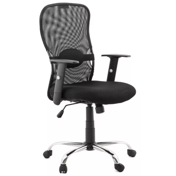 Office MODICA (black) fabric armchair - image 23514