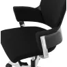 Ergonomischer Bürostuhl Ziegel (schwarz) Stoff - image 23535