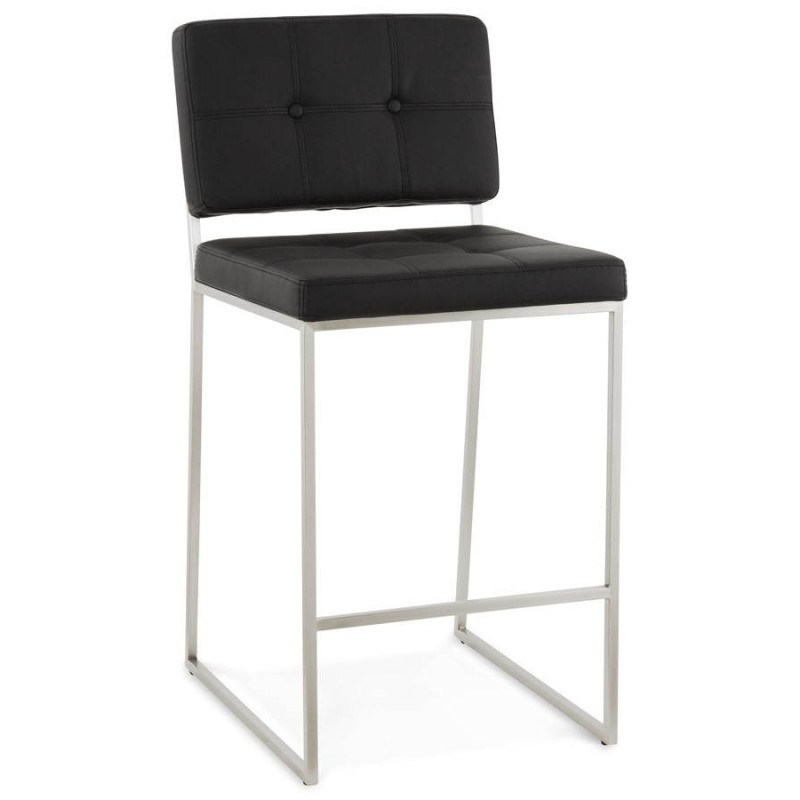 Tabouret mi hauteur design rétro DADY (noir) - image 25096