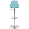 Tabouret de bar design et compact ROBIN (bleu) - image 25190