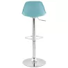 Tabouret de bar design et compact ROBIN (bleu) - image 25196