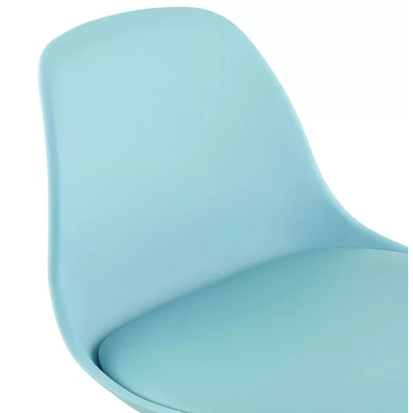 Tabouret de bar design et compact ROBIN (bleu) - image 25200