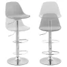 Design bar stool and compact ROBIN (grey) - image 25345